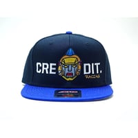 "CREDIT X CHEETAH”  ROADRUNNER CAP・BLACKｘPURPLE