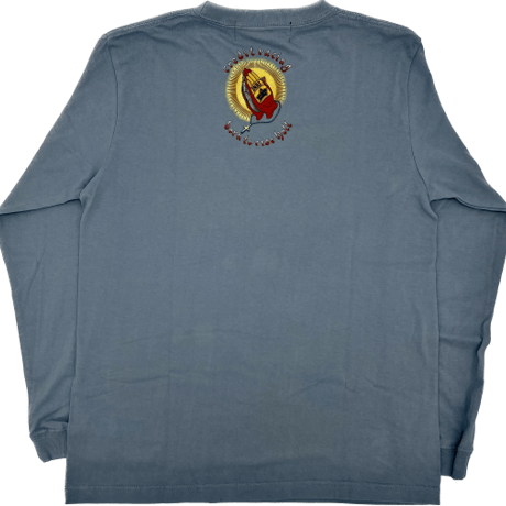 CREDIT "PRAYING HANDS" COTTON・  L/S TEE ・ BLUE GRAY