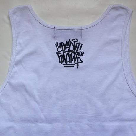 "CREDIT" TANK-TOP・White