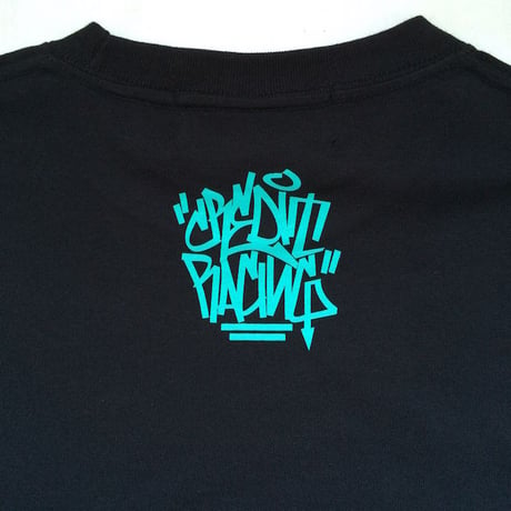 CREDIT "VATO TEXT" グラフィック T-SHIRTS・Black