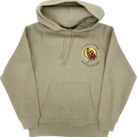 CREDIT "PRAYING HANDS" HOODIE SWEAT・SAND