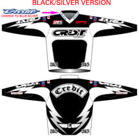 "CREDIT FACTORY" MX  JERSEYS・Black × White