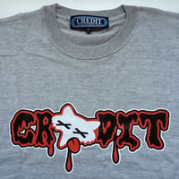 CREDIT "BBQ FOX" T-SHIRTS・Mix Gray