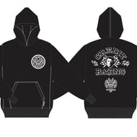 CREDIT × DUPPIES  "DEVIL"・ HOODIE SWEAT・Black White