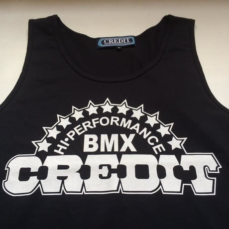 "CREDIT" TANK-TOP・Black