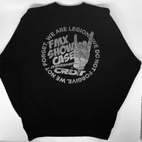 CREDIT × FMX SHOW CASE - CREW NECK SWEAT 【ダブルネーム カプセルコレクション】