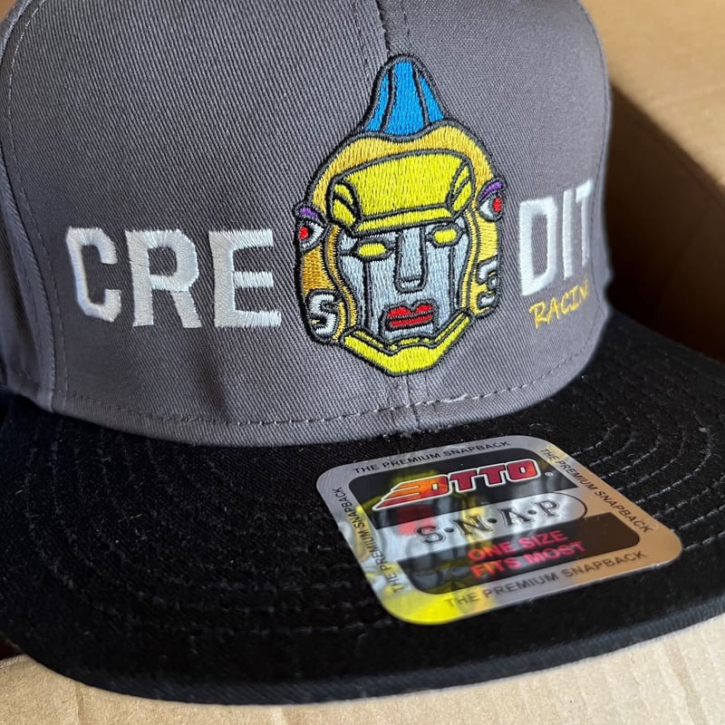 CREDIT X CHEETAH” ROADRUNNER CAP・GRAYxBLACK |