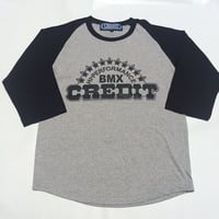 CREDIT CLASSIC BASEBALL STYLE - JERSEY SHIRT・Grey/Black