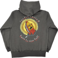 CREDIT "PRAYING HANDS" HOODIE SWEAT・CEMENT
