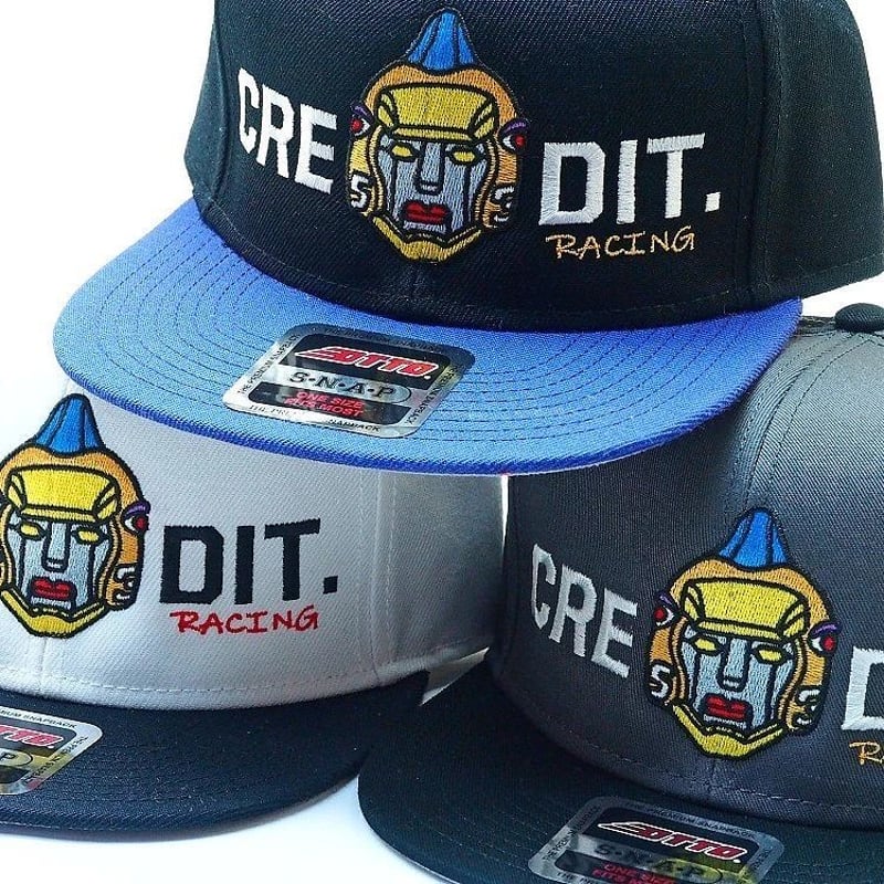 CREDIT X CHEETAH” ROADRUNNER CAP・GRAYxBLACK |