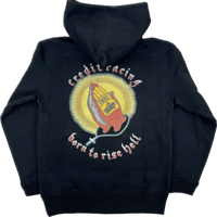 CREDIT "PRAYING HANDS" HOODIE SWEAT・BLACK