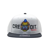"CREDIT X CHEETAH”  ROADRUNNER CAP・WHITEｘBLACK