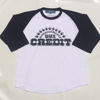 CREDIT CLASSIC BASEBALL STYLE - JERSEY SHIRT・White/Black