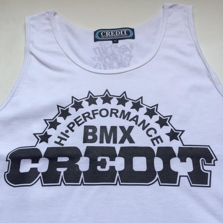 "CREDIT" TANK-TOP・White