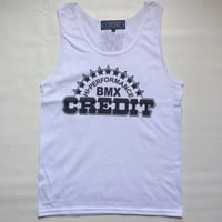 "CREDIT" TANK-TOP・White