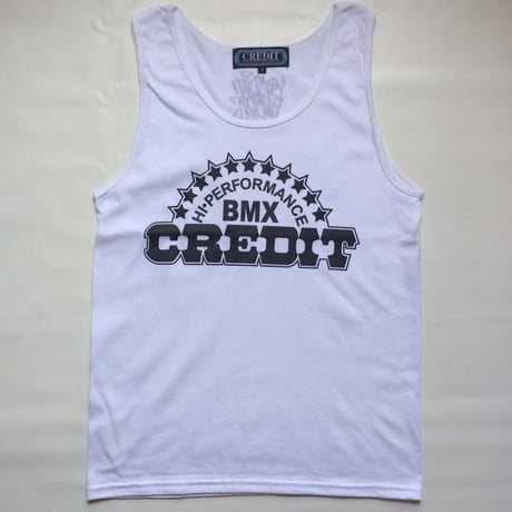 "CREDIT" TANK-TOP・White