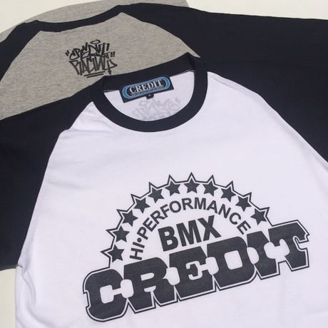 CREDIT CLASSIC BASEBALL STYLE - JERSEY SHIRT・White/Black