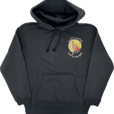 CREDIT "PRAYING HANDS" HOODIE SWEAT・BLACK