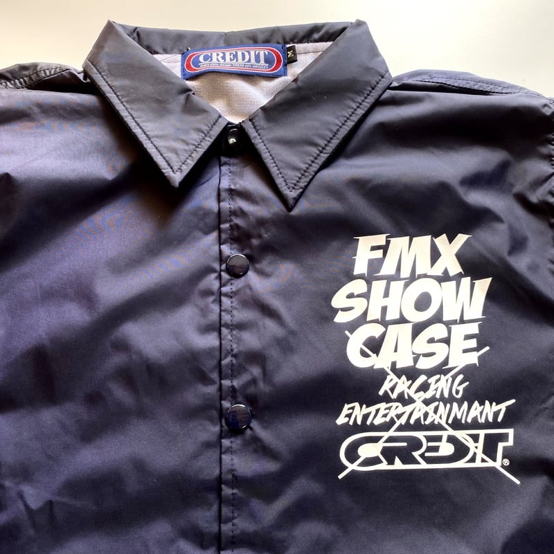 CREDIT × FMX SHOW CASE ・COACH JACKET ・ネイビー | CR