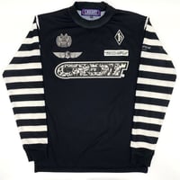 CREDIT "Vintage Racers" メッシュジャージ・ブラック/ボーダー・日本製