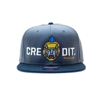 "CREDIT X CHEETAH”  ROADRUNNER CAP・GRAYｘBLACK