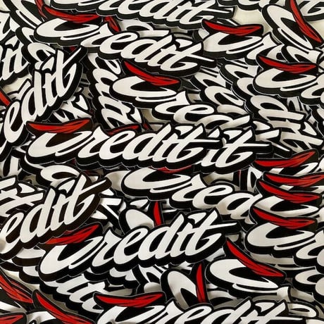 CREDIT "SIGNATURE OF WING" T-SHIRTS・Black