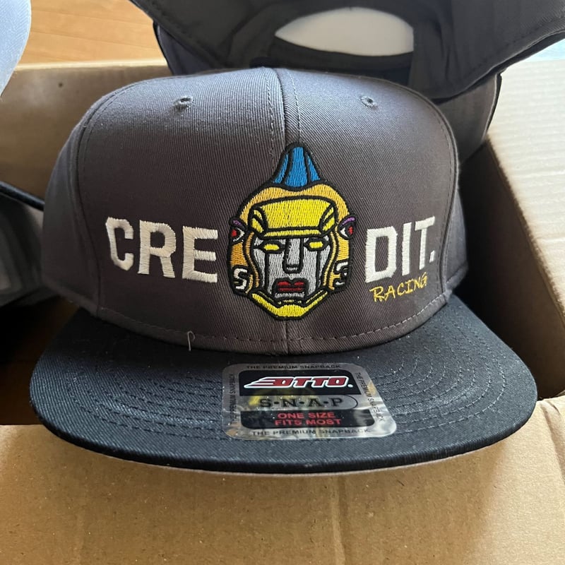 CREDIT X CHEETAH” ROADRUNNER CAP・GRAYxBLACK |