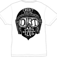 CREDIT 120% "HEAD IN THE DIRT" T-Shirt・White
