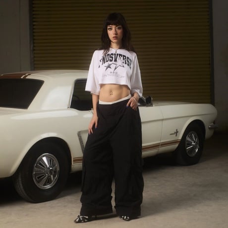 TCG - "FNOSVERSE" CROPTOP - WHITE