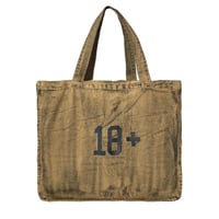 TB2 - 18PLUS DENIM TOTE BAG - SAND WASHED