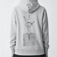翠已 × NMNWNHNL Illustration Hoodie LIVE Edition / GRAY