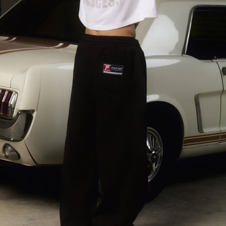 【翠已着用｜ASIA MODEL FESTIVAL 2025】 JGN6 - “BALANCE” SWEAT PANTS - BLACK
