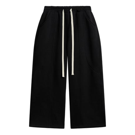 【翠已着用｜ASIA MODEL FESTIVAL 2025】 JGN6 - “BALANCE” SWEAT PANTS - BLACK