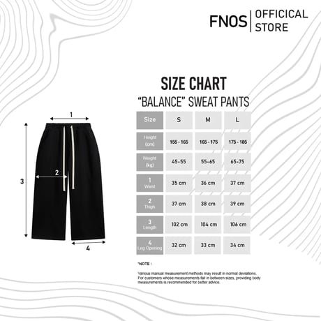 【翠已着用｜ASIA MODEL FESTIVAL 2025】 JGN6 - “BALANCE” SWEAT PANTS - BLACK