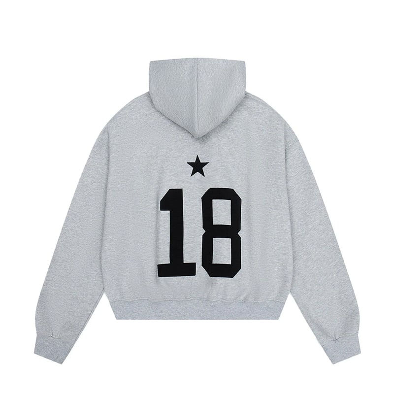 HD12- BALANCE NUMBER DOUBLE ZIP HOODIE - LIGHT