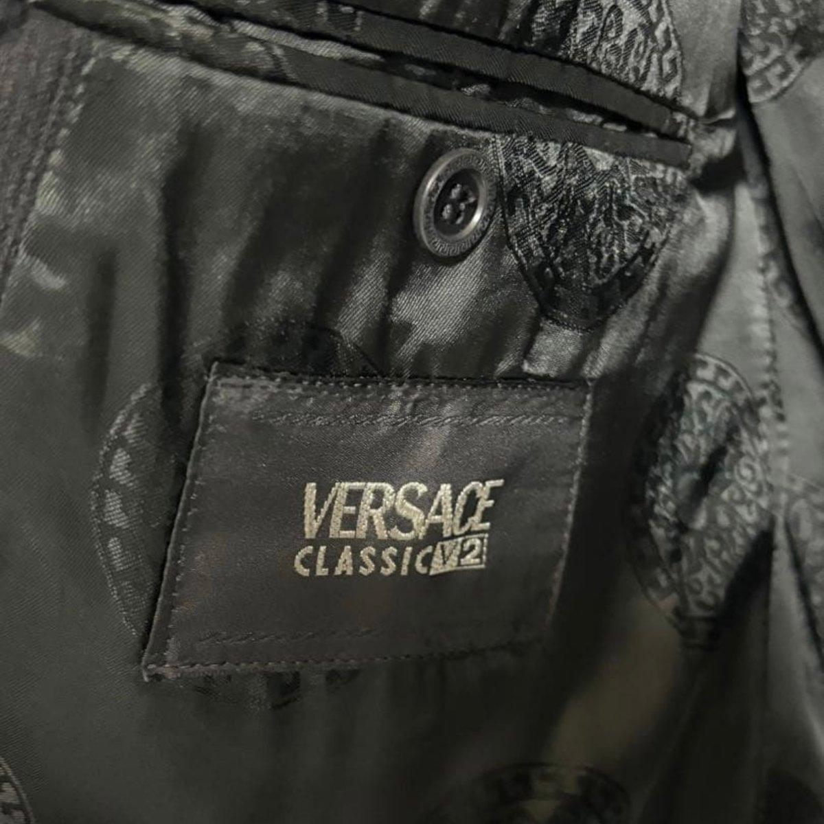 90s VERSACE スペイン製 3B テーラードジャケット N712 Asia Model Festival2025】VERSACEヴィンテージテーラードジャケッ