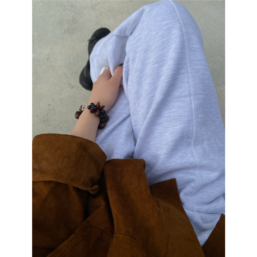 Sweat tucked pants | yurikaakutsu