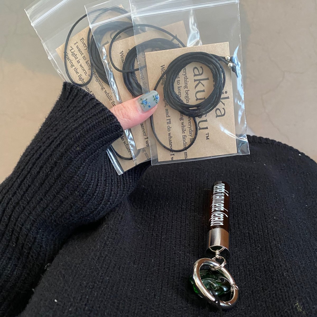 cord necklace silver925 | yurikaakutsu