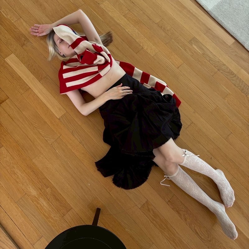 Merino Wool Check Muffler | yurikaakutsu