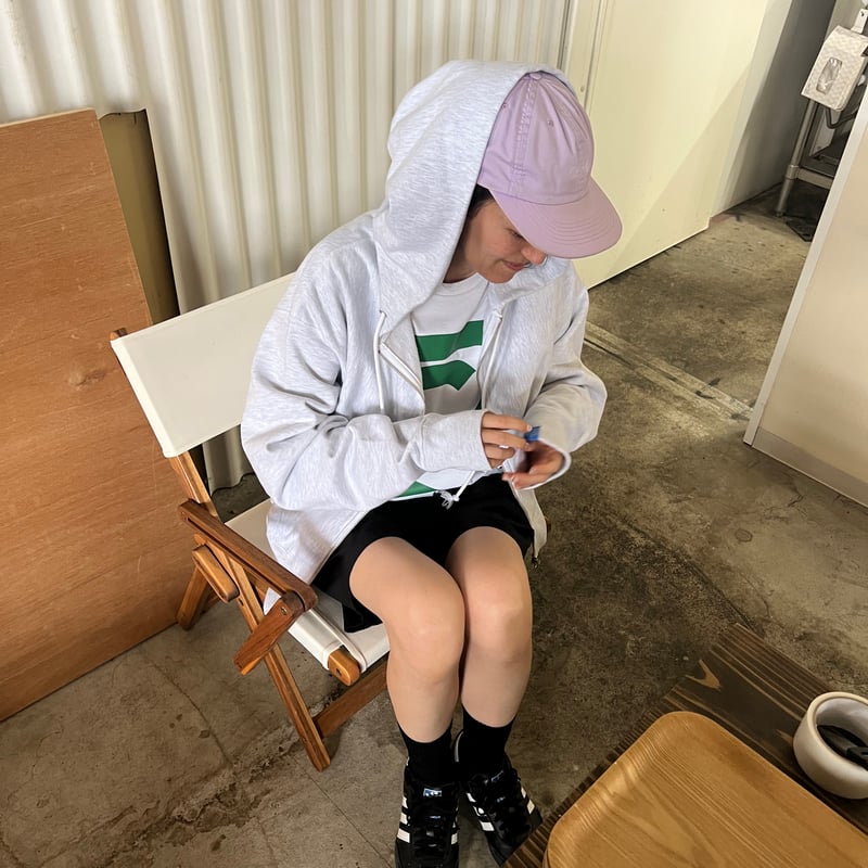 Sweat zip hoodie | yurikaakutsu