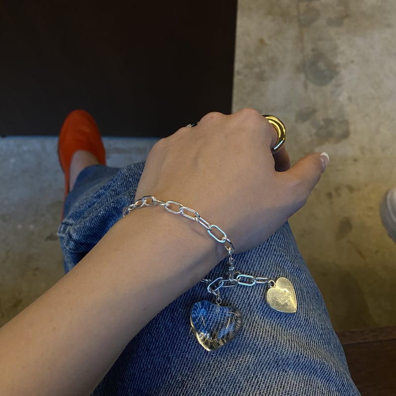 OH.glass silver925 bracelet | yurikaakutsu OH.glass silver925 bracelet | yurikaakutsu