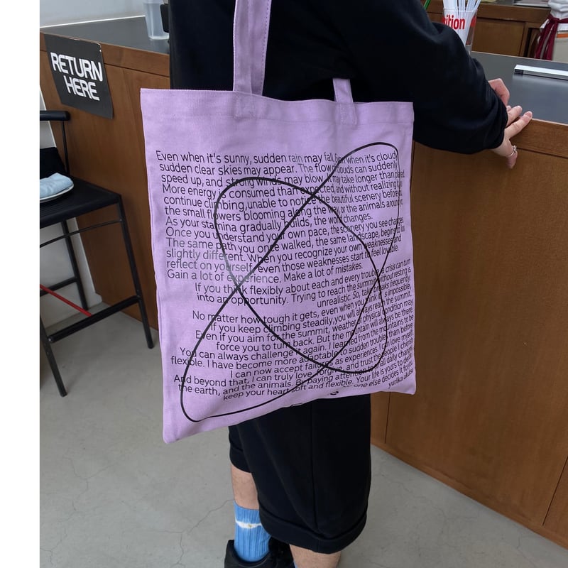 flexible tote bag | yurikaakutsu