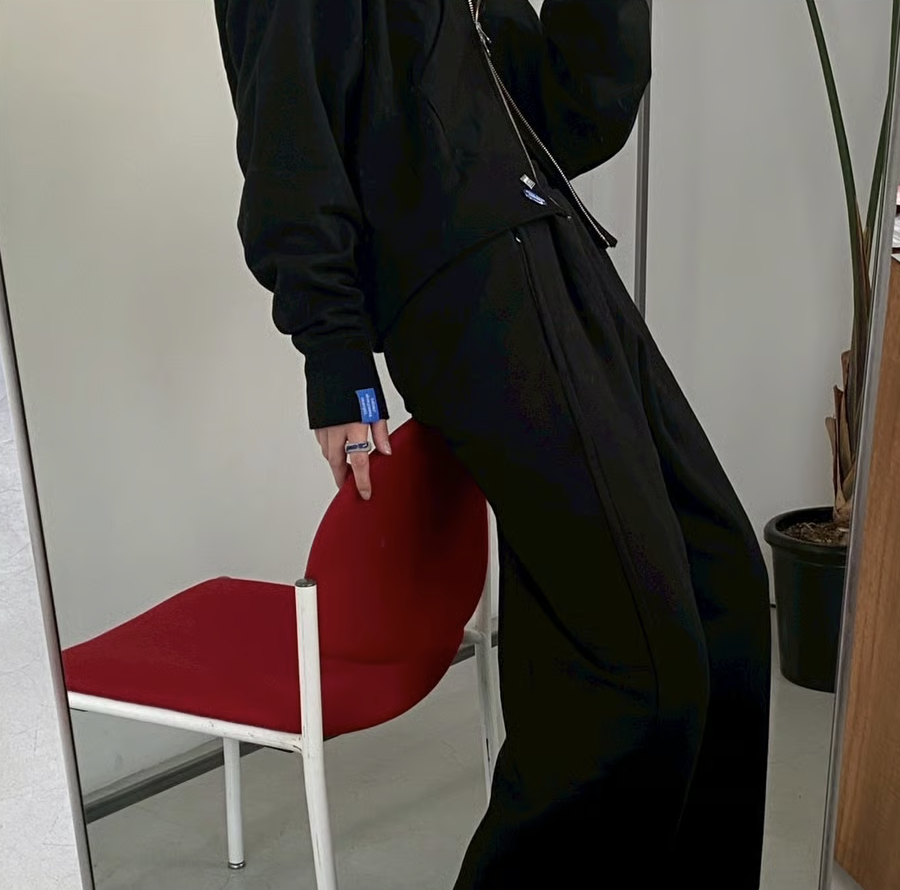 Sweat zip hoodie | yurikaakutsu