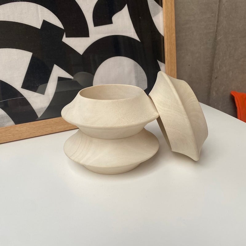 bump wood bangle / natural white | yurikaakutsu bump wood bangle / natural white | yurikaakutsu