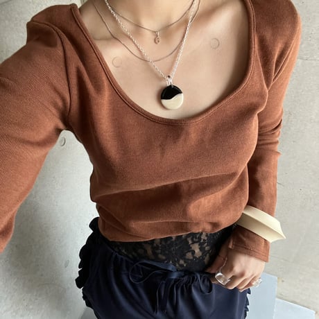 【セット販売】tos initials necklace(数字チャーム)
