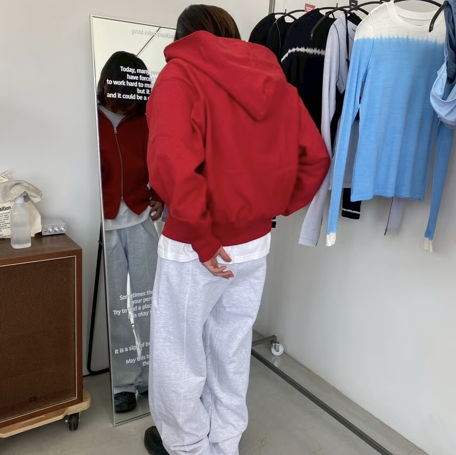 Sweat tucked pants | yurikaakutsu