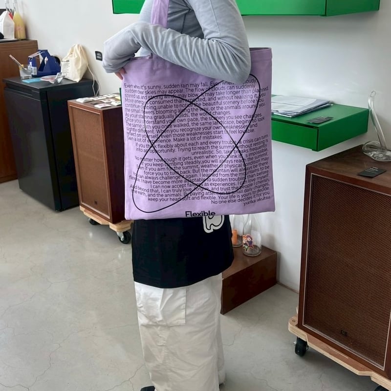 flexible tote bag | yurikaakutsu