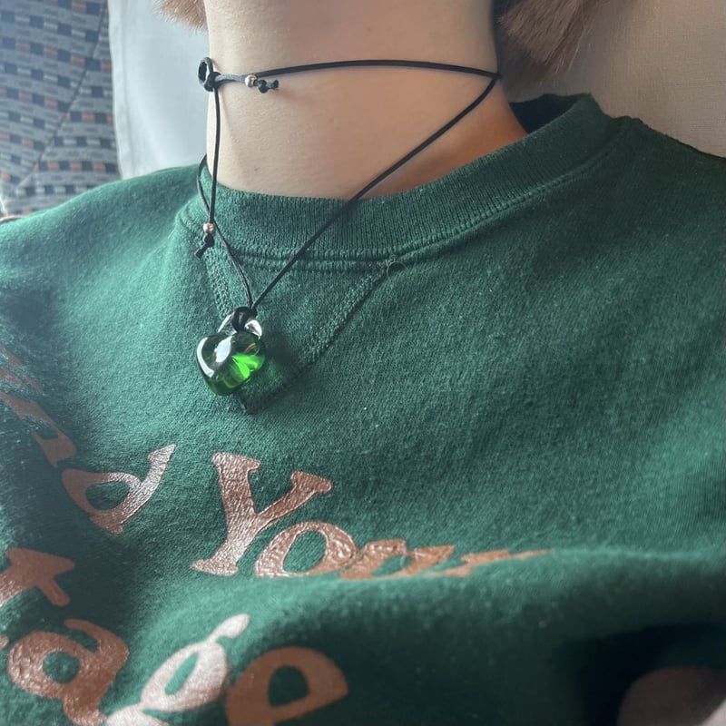 ho. glass string necklace | yurikaakutsu
