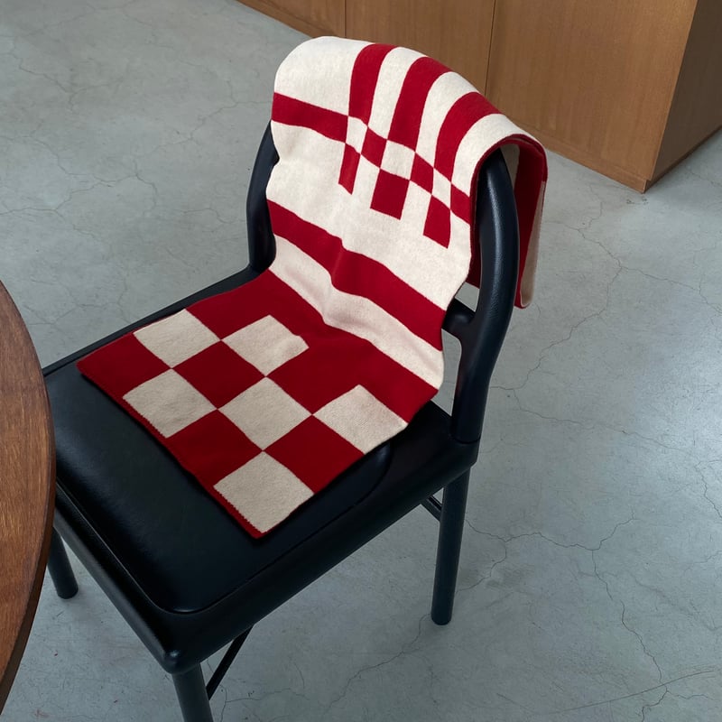 yurikaakutsu マフラー Merino Wool Check Muffler | yurikaakutsu