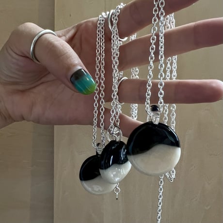 hug cable chain necklace / silver925